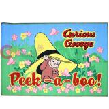 Curious George Carpet Accent Mat Area Rug  39"x58" - Peek a Boo