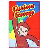 Curious George Carpet Accent Mat Area Rug  39"x58" - Ballons