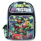 TMNT Teenage Mutant Ninja Turtles 16" Large School Backpack  Book Bag- We've Got Mission