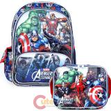 Marvel Avengers 16"  Large School Backpack with  Lunch Bag Set - Hero's