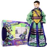 TMNT Teenage Mutant Ninja Turtles Throw Blanket with Sleeves -Kids Size