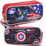 Marvel Avengers Captain America Pencil Case Accessory Case  Bag