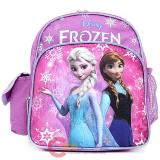 Disney Frozen Elsa Anna 10" School Backpack  Toddler Bag - Light Purple Snow