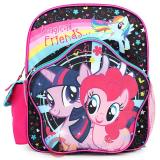 My Little Pony Small School Backpack 12in Book Bag -Rainbow Magical Friends