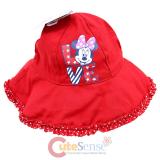 Disney Minnie Mouse  Infant Toddler Bucket Hat - Red Polka Dots Love