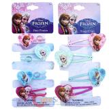 Disney Frozen Snap Clips  Hair Ponies Set Elas Anna Olaf Hair Accessories Set