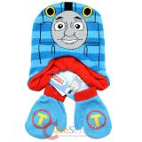 Thomas The Tank Engine Freidns Beanie Mitten Gloves Set - Blue Stripe Thomas