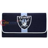 NFL Oakland Raiders Organizer Mesh Wallet Clutch Ladies Wallet