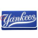 MLB NY Yankees  Organizer Mesh Wallet Clutch Ladies Wallet