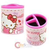 Sanrio Hello Kitty Metal Pencil Holder Organizer Can - Lot of Love