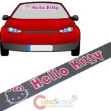 Sanrio Hello Kitty Windshield Decal Big Logo Window Clings