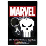 Marvel The Punisher Key Chain PVC Skull Logo Benable Key Holder