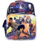 Star Wars 7 Large School Backpack 16" Boys Book Bag Rebel Fighters