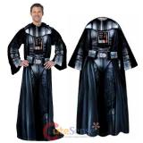 Lucas Star Wars Darth Vader Cozy Fleece  Blanket with Sleeves : Adult Size