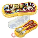 Marvel Iron Man Silverware Set Spoon Fork Set with Case