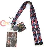 Marvel Avengers Ultron Lanyard Keychain ID Holder with Charm Dangle