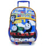 Thomas Tank Engine Large School  Roller Backpack 16in Rolling - Best Friends Light Up