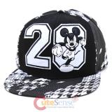 Disney Mickey Mouse Flok Emblem  Sanpback Hat Trucker Flat Bill Cap