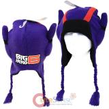 Disney Big Hero 6 Hiro Peruvian Knitted Beanie Laplander Hat