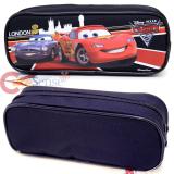 Cars Mcqueen  Pencil Case Zipppered Bag Pouch with Francesco -Black London WGP