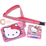 Sanrio Hello Kitty Lanyard Keychain with ID Holder