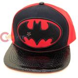 DC Comic Batman Shield Twill Applique Sanpback Hat Trucker Flat Bill Cap