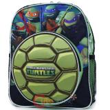 TMNT Ninja Turtles Hard Shell School Backpack 12in  Book Bag