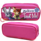 Zootopia Pencil Case Zippered Pouch Bag - Pink