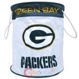 NFL Green Bay Packers Canvas Laundry Basket Bag Hamper