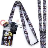 Nightmare Before Christmas Lanyard Multi Characters ID Holder