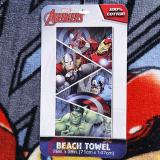 Avengers Heroes Beach  Bath Towel - Iron Man , Thor, Hulk and Captain America