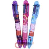 Peppa Pig 6 color Retractable Ballpoint Pens 3PC Set