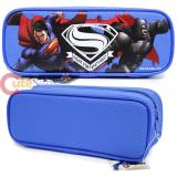 Batman V Superman Pencil Case Stationery Pouch Bag - Blue