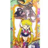 Sailormoon Metal Key Chain with Luna