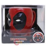 Marvel Deadpool Face Molded Ceramic Mug in Box