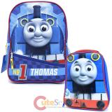 Thomas Tank Engine 14" School Backpack Die Cut Lunch Bag Set :Big Face