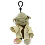 Star Wars Yoda Plush Doll Key Chain Clip On Coin Bag