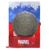 Marvel Captain America Metal Shield Premium Journal Notebook