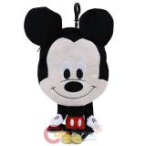 Disney Mickey Mouse Plush Passport Shoulder Bag Body Cross Purse