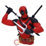 Marvel  Deadpool Bust Figure Coin Bank Action