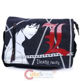 Death Note L Canvas Messenger Bag Body Cross Bag