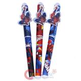 Marvel Spiderman Ball Point Pen Set 3pc Metal Clip Black Ink