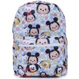 Disney Tsum Tsum Large School Backpack All Over Prints White