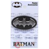 DC Batman Logo Pewter Pin Badge Brooch - Deluxe