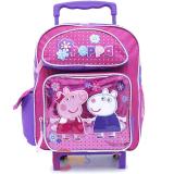 Peppa Pig Toddler School Backpack 12" Small Roller Bag -Glitter