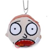 Rick and Morty Face Plush Key Chain