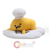 Gudetama Plush Doll - Chef Hat