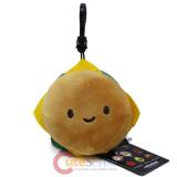 Cotton Food Hamburger Plsuh Doll Key Chain  4" Hanging Toy