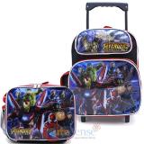 Marvel Avengers Infinity War 12" Small Roller Backpack with Lunch Bag 2pc Set