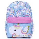 Unicorn Large School Backpack Rainbow Pink